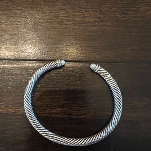 David Yurman classic cable bracelet with pearls